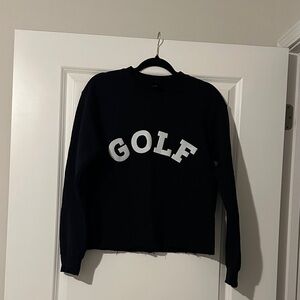 Gildan Black Sweatshirt with White Lettering
